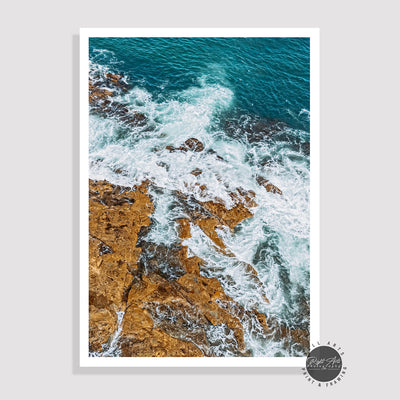 SET OF 2 - INVERLOCH COASTAL WAVE II & INVERLOCH COASTAL WAVE IV